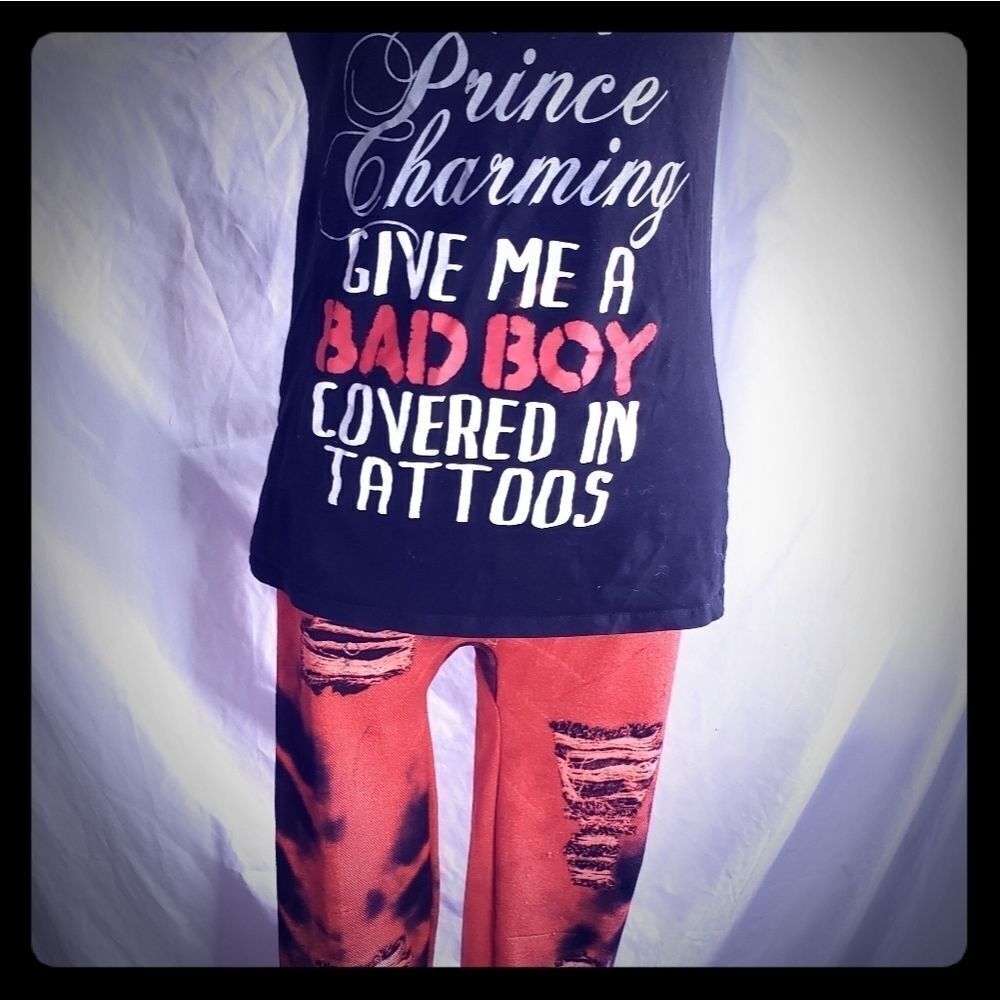 Prince Charming Punk Rock Outfit Size Small